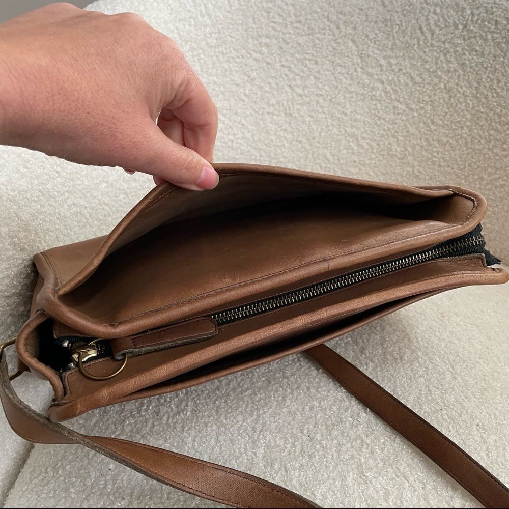 Vintage Coach Swagger Purse Shoulder Bag Tabac - Picture 4 of 11